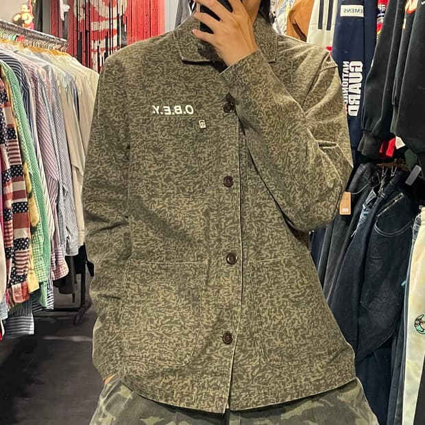 [IM] OBEY 오베이 패턴 자켓
