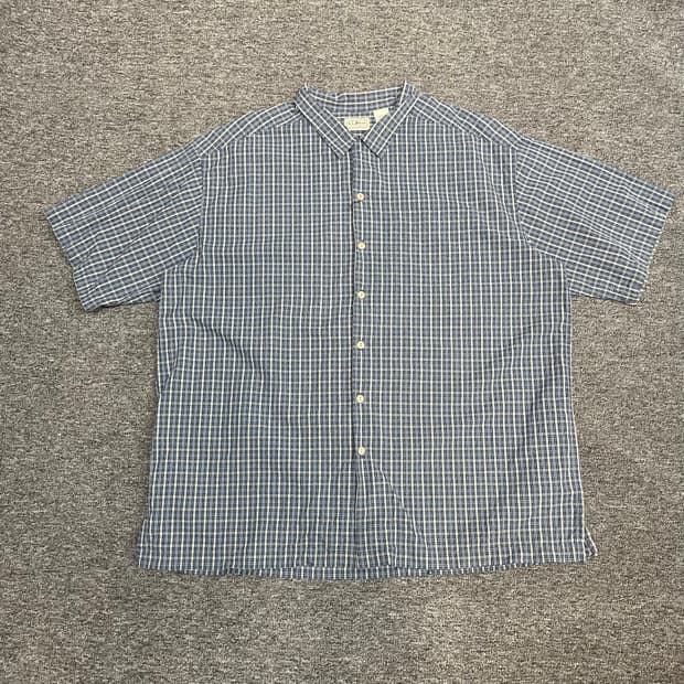 LL.Bean 체크 반팔셔츠 P1106