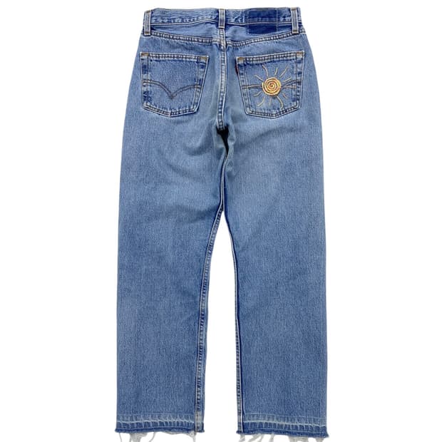 90's 리바이스 501 핸드 자수 [763]