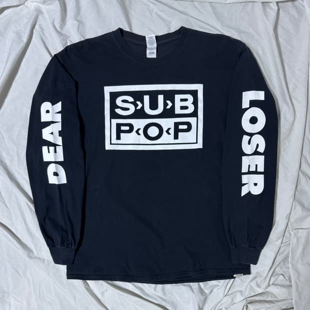 SUB POP DEAR LOSER 롱슬리브 그런지 록 너바나 펄 잼