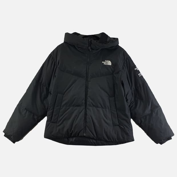 노스페이스 블랙 여자 패딩 90 N8306
