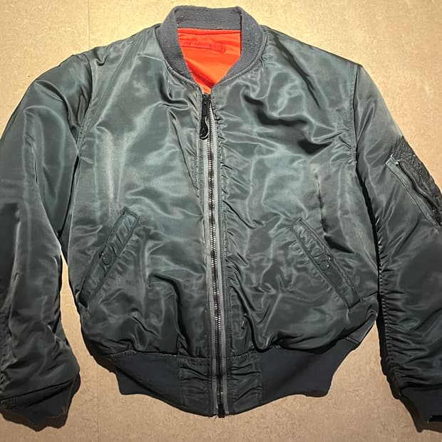 (M) 알파인더스트리 1968 오리지널 MA-1 울파일100%