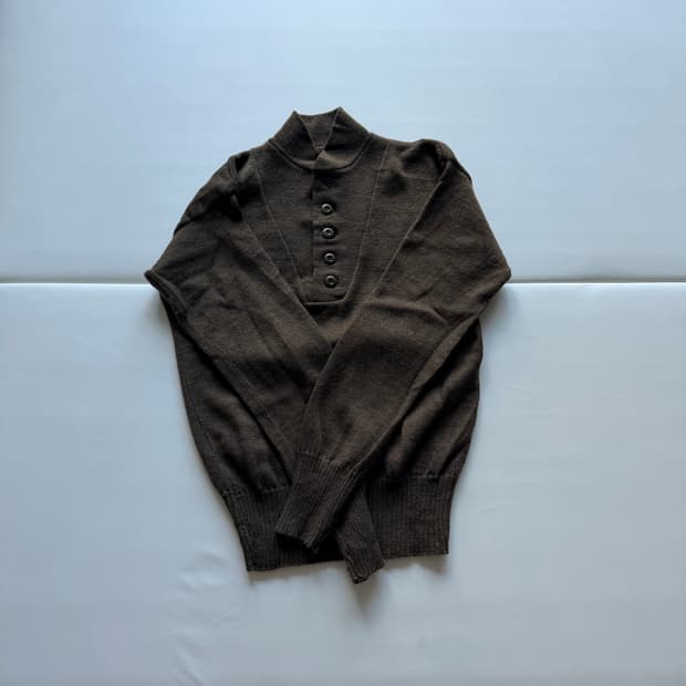 [L] 80s US 오리지널 5버튼 울 스웨터