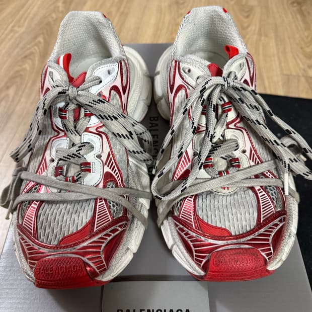 발렌시아가 3xl 레드 41사이즈