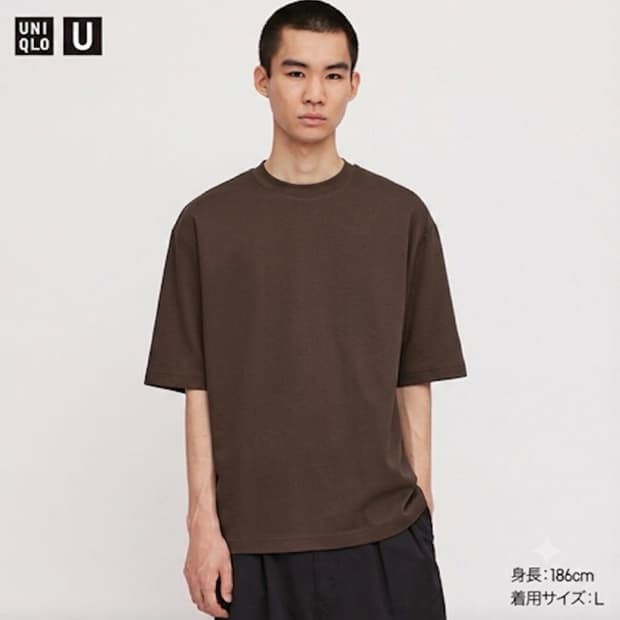 uniqlo(유니클로) 라운드 에어리즘 반팔티 XL