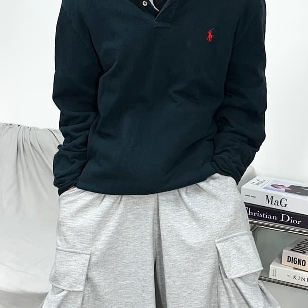 폴로 랄프로렌 레드포니 블랙 pk S