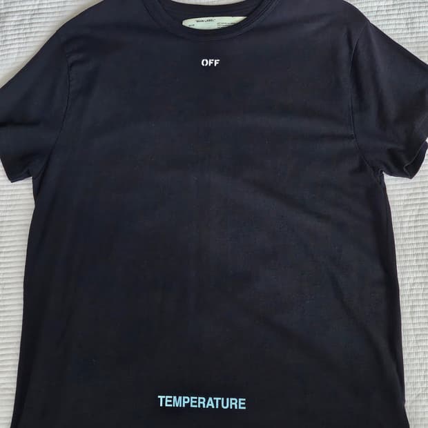 오프화이트 18SS 반팔 (S, 100~105)