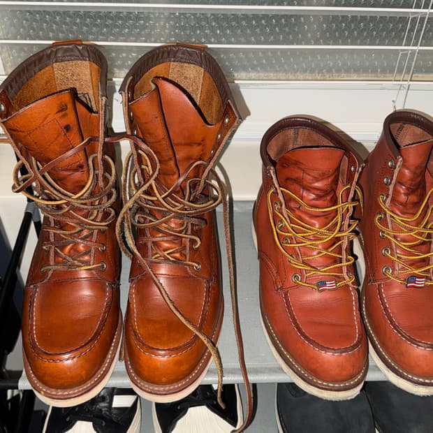 레드윙877&8131 목토부츠 둘중 하나만 판매 (260,255)