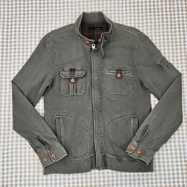 시리즈 슬림핏 집업자켓 남자100