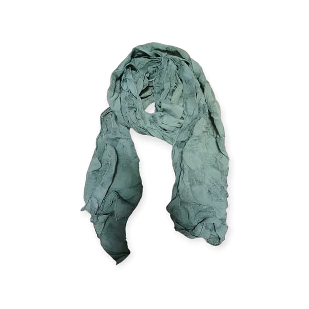 청록 실크 스카프