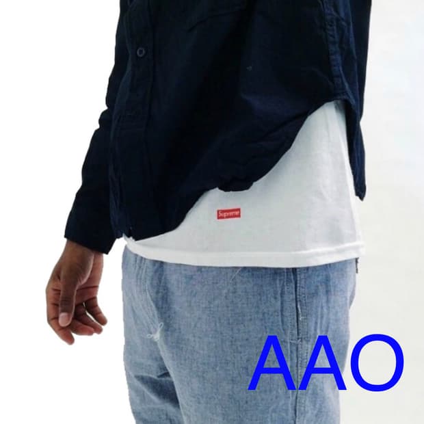 L사이즈 supreme 슈프림 헤인즈 반팔 티셔츠 