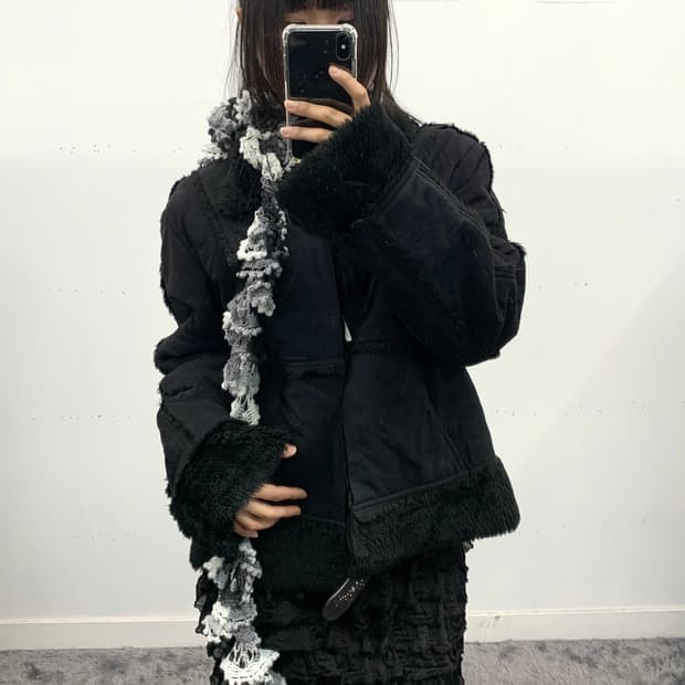 Les copains 스웨이드 자켓(made in italy) 