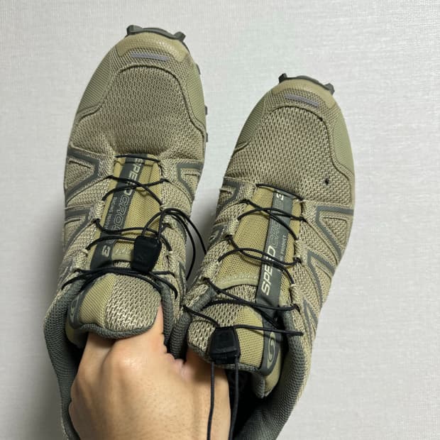 살로몬 스피드크로스3 마인드풀 그레이그린 270