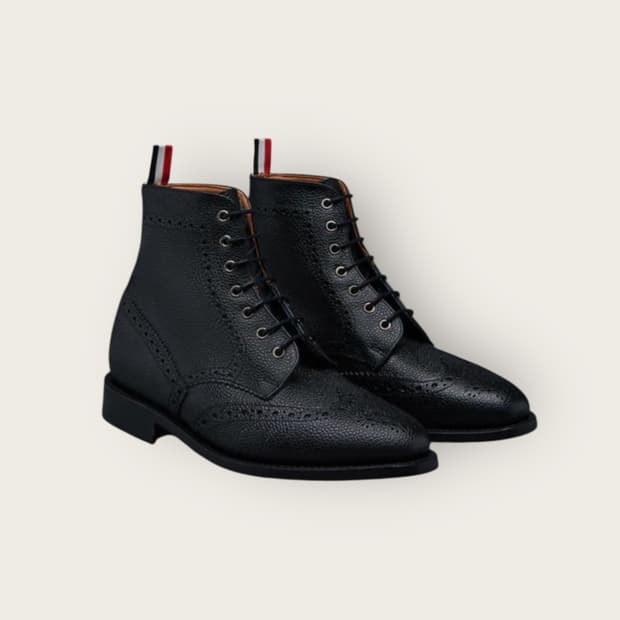 260~265/ 톰브라운 페블 그레인 레더 윙팁 부츠