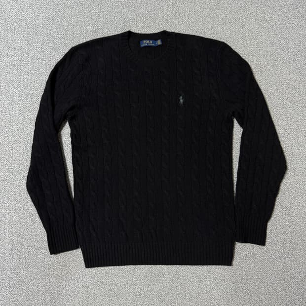 폴로 랄프로렌 울 캐시미어 혼방 니트 M