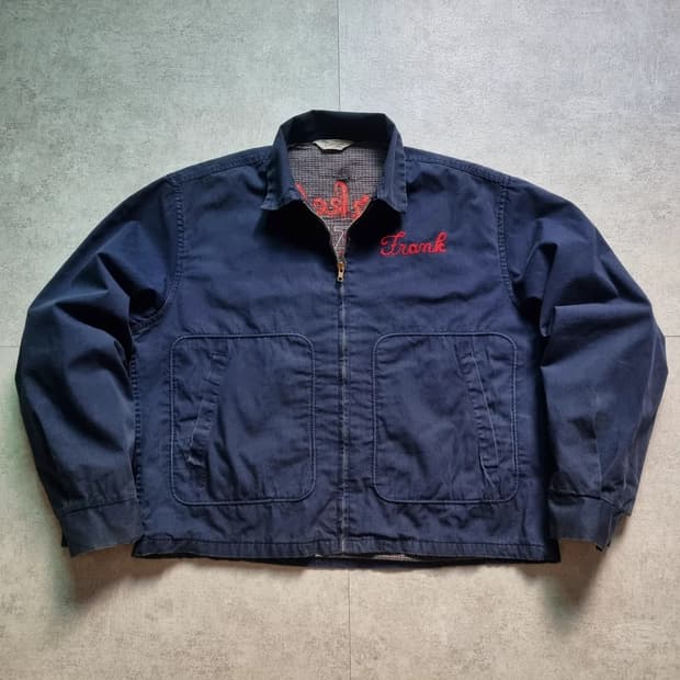 60s USA Dan River Swing Top Jkt L sz