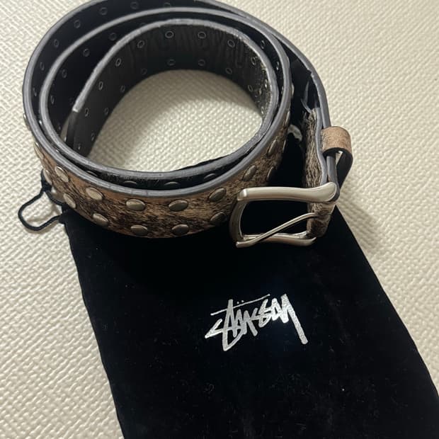 스투시 8볼 송치 벨트 L-XL