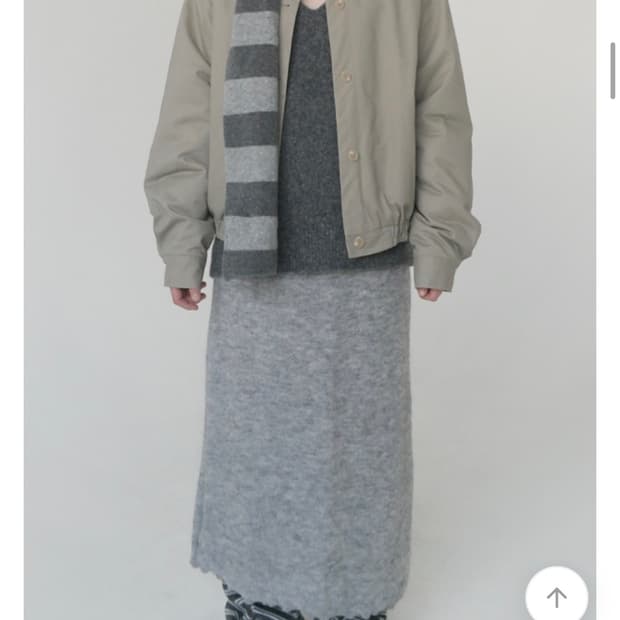 애프터먼데이 snug straight skirt 니트스커트