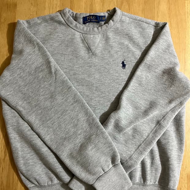 폴로 맨투맨 회색 S