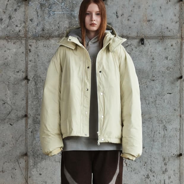 애드오프 빌로우 구스다운 패딩 자켓 M