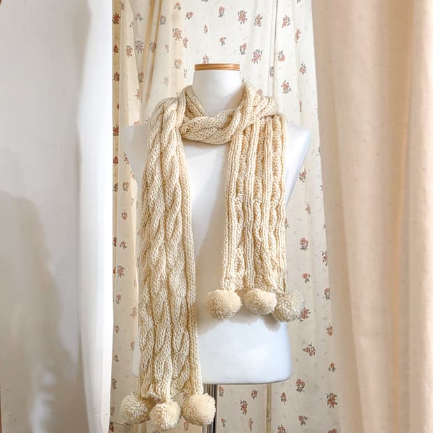 폼폼이 울 머플러