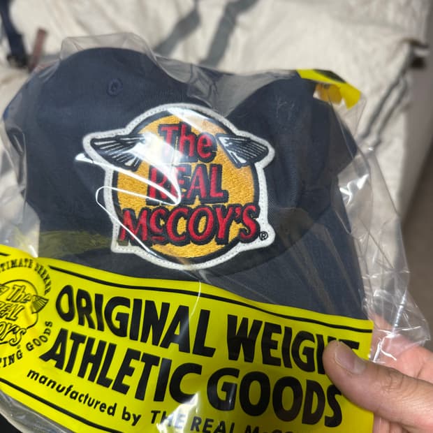 리얼맥코이 볼캡 네이비