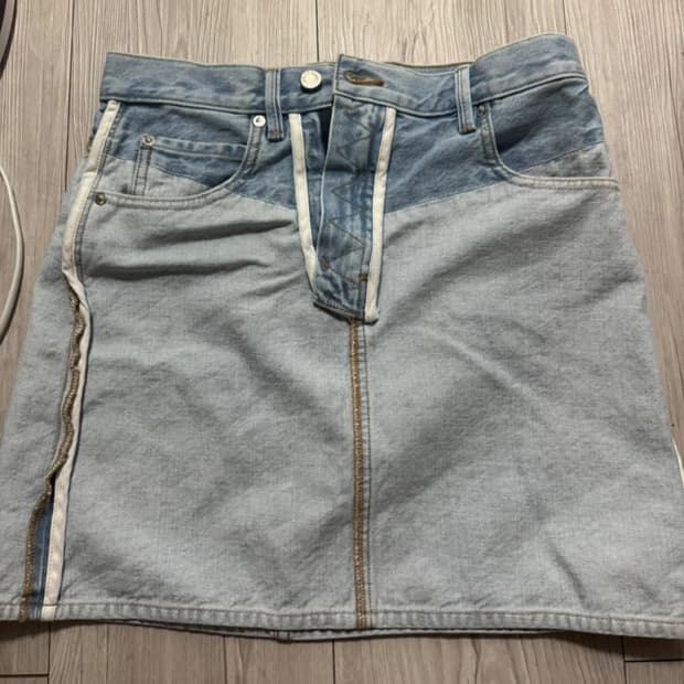 헬무트랭 데님스커트 27사이즈