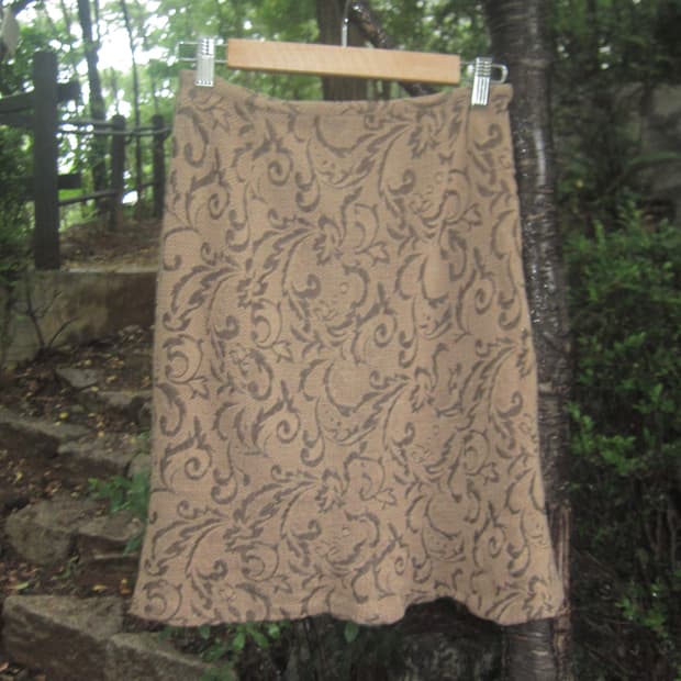 vintage chairo midi skirt