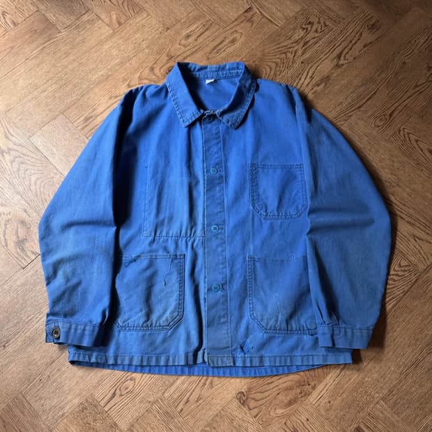 [XL]90's 더티워싱 프렌치 워크자켓