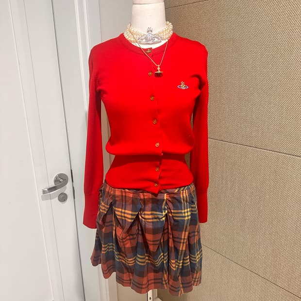 비비안웨스트우드 00's 레드라벨 가디건