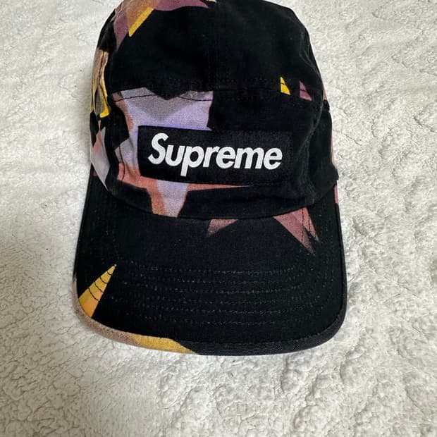 슈프림 supreme 곤즈 스타 프린트 캠프캡