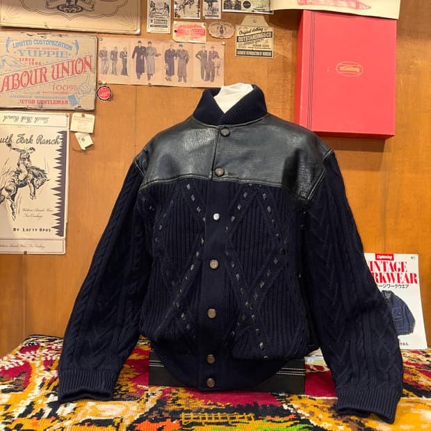 ( XL ) 빈티지자켓 빈티지가죽 워크웨어 아메카지 밀리터리