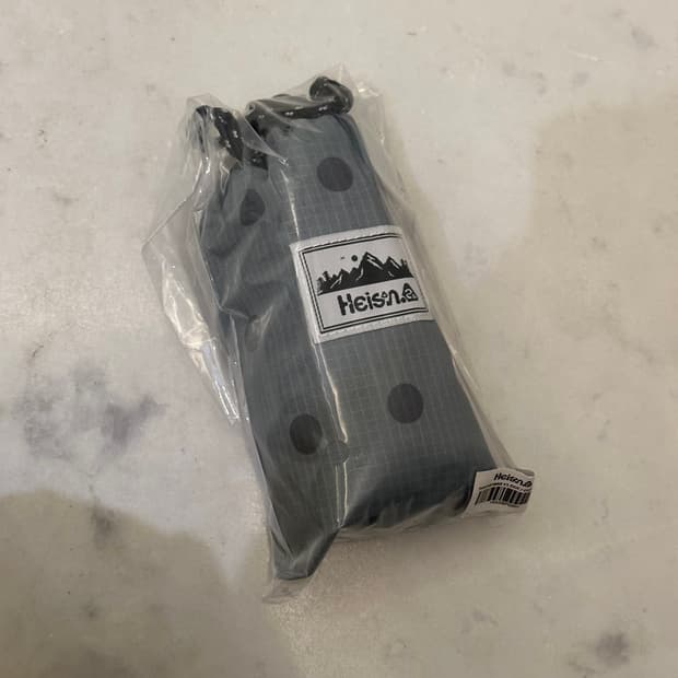 하이산 도트 백팩 차콜 미개봉