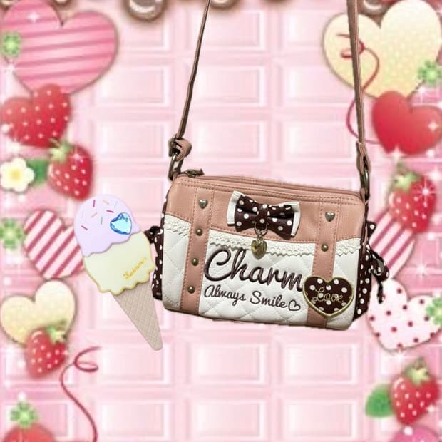 제시)핀터레스트charm가방+swimmer아이스크림빗거울라떼히메갸루