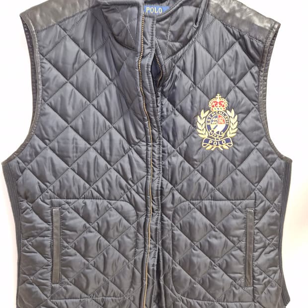폴로 랄프로렌 퀼팅 조끼 XL 블랙