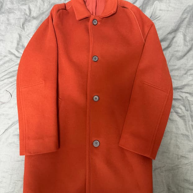 우영미 오렌지 맥코트 48사이즈