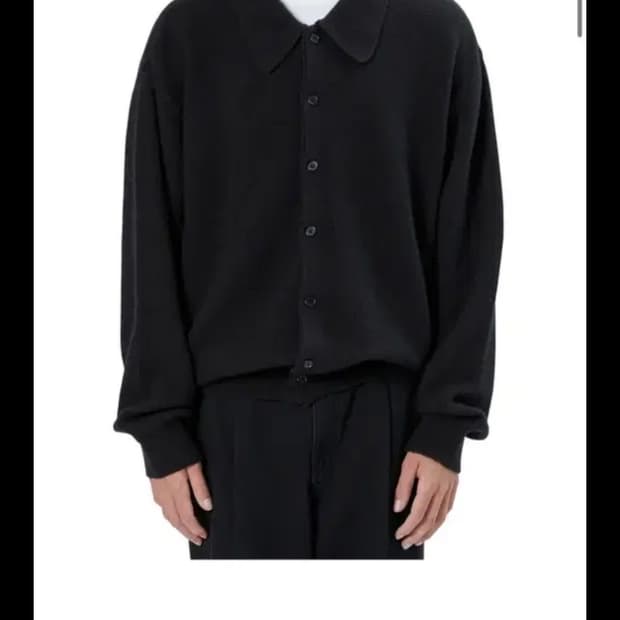 브라운야드 부클레 가디건 3size 블랙 (현재5사이즈)