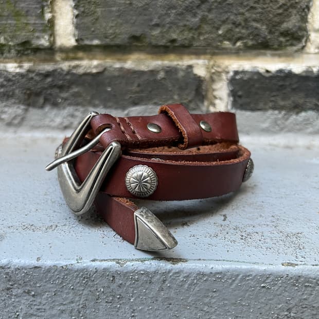 빈티지 콘초 웨스턴 벨트