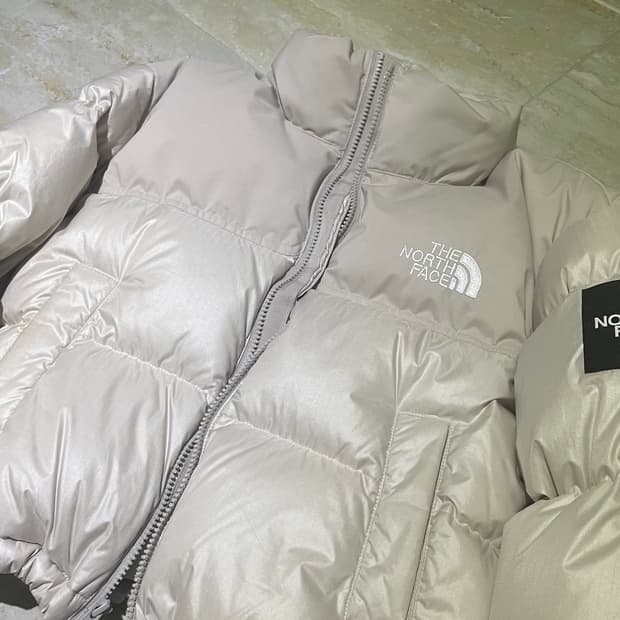 노스페이스 눕시 화이트라벨 크림베이지 80 xs