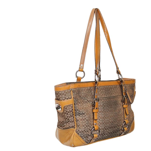 2000s COACH Y2K 코치 모노그램 토트백