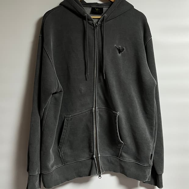 와릿이즌 마크곤잘레스 오버핏 피그먼트 후드집업 후드티 XL