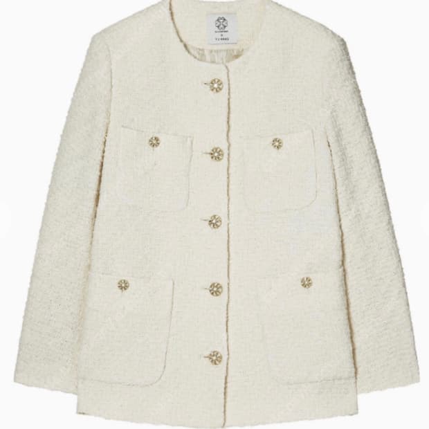 A.T.CORNER X Y.J.KANG 트위드 재킷