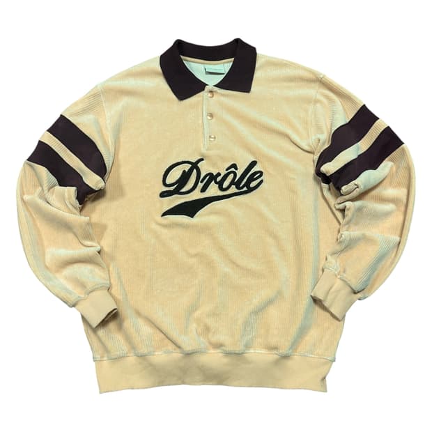 ✨ (바배) Drole de monsieur 드롤드무슈 폴로 스웻 맨투맨