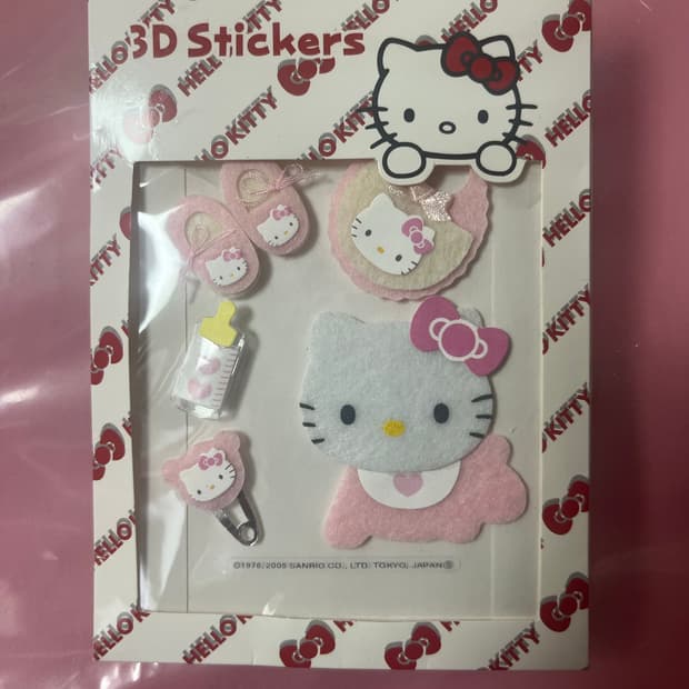 베이비키티 3d스티커