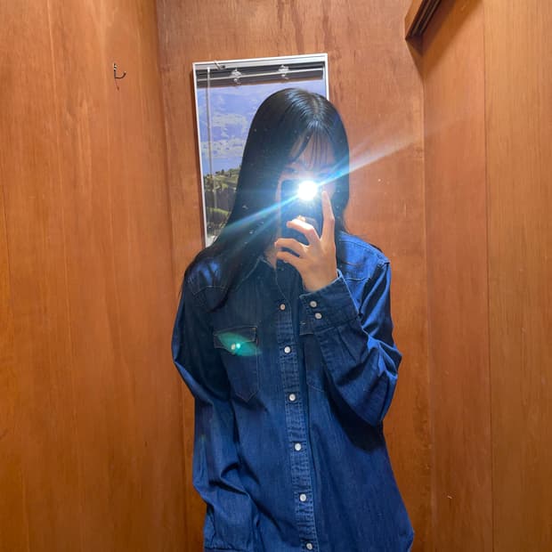 (L) Levi's 리바이스 코튼 데님 셔츠