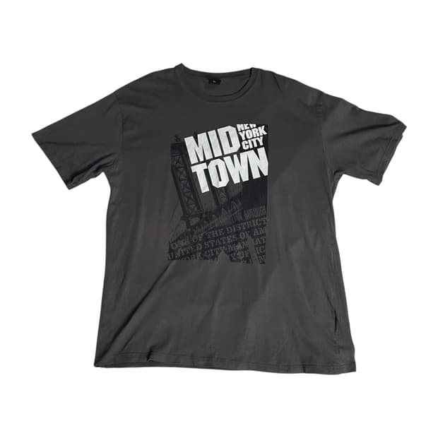 [JPN] 빈티지 레터링 프린팅 반팔티셔츠