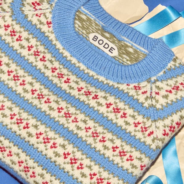 [S,M,L]보디 BODE Wedgewood 니트