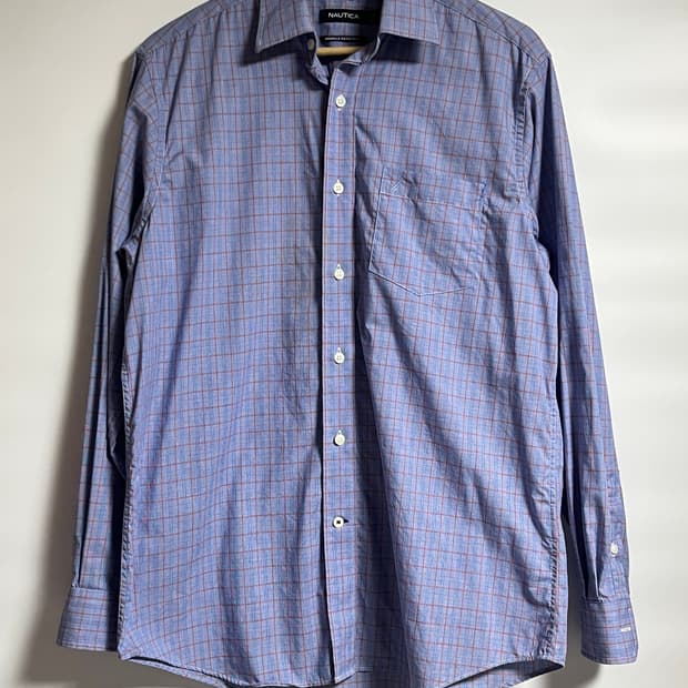 공용 노티카 체크 셔츠 남방 M