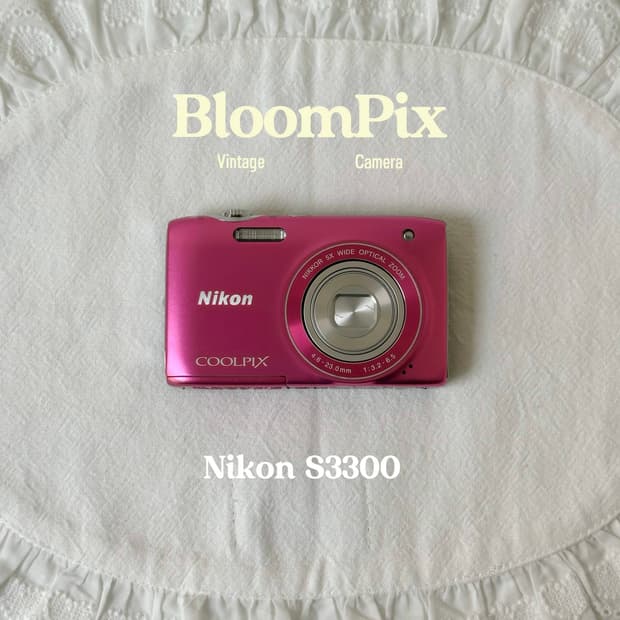 [셀카뽀용/민트급] NIKON S3300 니콘 쿨픽스 S3300 핫핑크