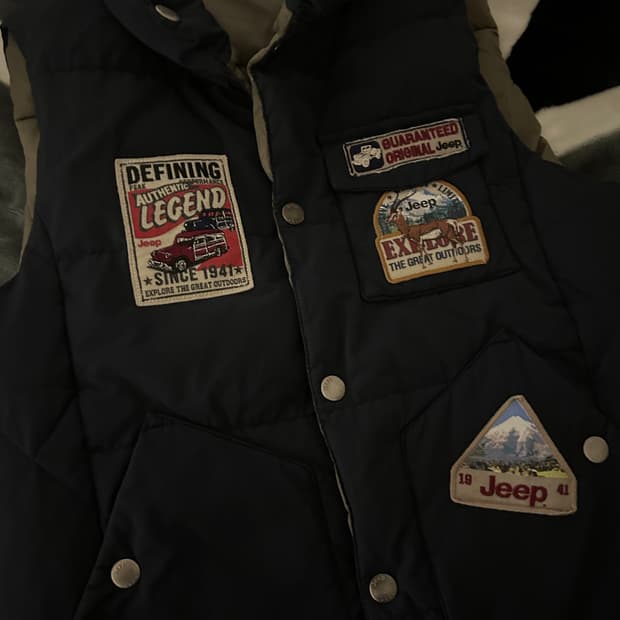 Jeep 패딩조끼